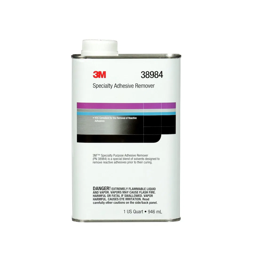 38984 – 3M Adhesive Remover, Use To Remove Reactive Adhesives From Variety Of Substrates 1 Quart Can Single
